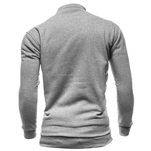 Sweat-shirts à capuche pour hommes de marque haut de gamme, neufs, pour l'hiver, avec fermeture éclair, col montant, en polaire, personnalisables - Product Image 2