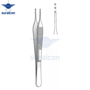 Pinzas de Disección Adson de 15 cm (6 Pulgadas) con 1x2 Dientes, Pinzas Quirúrgicas de Acero Inoxidable de Primera Calidad para Cirugía General y Plástica - Product Image 4