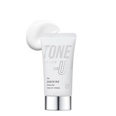 Tony Moly The Shocking Paderis Tone-Up Cream 50ml Tono Lechoso 01 Humectante en Tubo con Descuento 1 ud. - Product Image 1