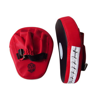 En gros, Paumes d'entraînement de boxe incurvées en cuir PU, avec logo personnalisé, imperméables et antidérapantes - Product Image 1