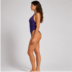 Maillot de bain une pièce personnalisable pour femme avec logo signe de la main Shaka imprimable, maillot de bain de plage, maillot de bain d'été, effet ventre plat - Product Image 3
