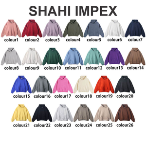 Nouveau Pull à Capuche Hiver 2026 en Coton Polaire Personnalisé, Écologique et Respirant, Sans Cordon, Coupe Classique 370g pour Homme - Product Image 4