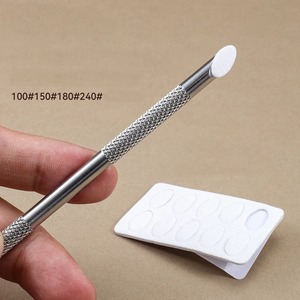 BAfa Nuevo Empujador de Cutículas Cuadrado de Acero Inoxidable de Doble Punta Reutilizable, Herramienta Espátula para Manicura y Remover Uñas BSI-NP-8951 - Product Image 3