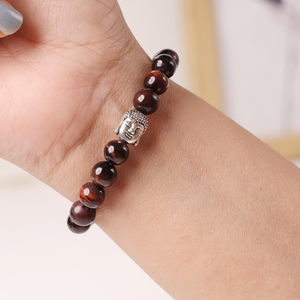 High Quality Red tiger eye <b>Beads</b> Buddha <b>Bracelet</b> Romantic Gift Fashion Charm Jewelry for <b>Men</b> Women Energy Meditation - Product Image 5