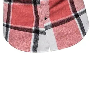 Chemise à carreaux boutonnée pour homme, chemise décontractée de qualité supérieure, chemise à carreaux à manches longues, fabricant OEM à marque privée - Product Image 4