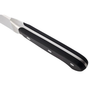 Juego de 4 Cuchillos Premium para Carne con Hojas Curvas de Acero Inoxidable y Mangos Azul Marino con Triple Remache para Restaurantes y Corte de Carne - Product Image 5