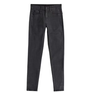 Jeans en denim décontractés pour femmes, coupe régulière, respirants, mignons, style vintage, bleu, vente en gros, OEM ODM - Product Image 2