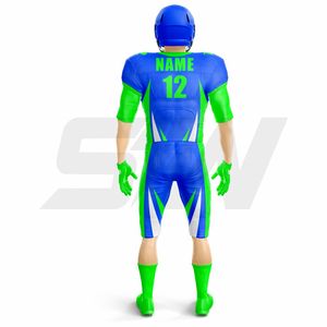 Maillot de football américain personnalisé, respirant, en maille perforée, pour équipe, vente en gros, usine, kit de football américain - Product Image 3