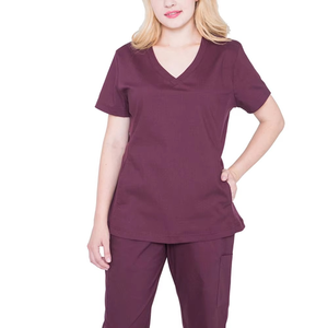 Premium stretch fabric <b>scrubs</b> Hospital staff uniforms Medical professional sets Custom logo <b>scrubs</b> - Product Image 2