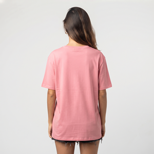 Camiseta Corta Holgada con Cuello en V para Mujer, Transpirable, Informal, de Algodón, Estilo Urbano, a la Moda - Product Image 6