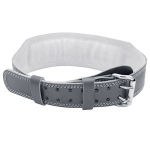 Wholesales Weightlifting Leather <b>Belt</b> Custom Foam Padded Gym <b>Belt</b> Unisex 4 Inches <b>Wide</b> Back Support <b>Belt</b> with Adjustable Buckle - Product Image 3