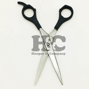 Professional Right-Handed Straight Sharp Stainless Steel Hair Cutting Thinning Scissors Teeth 28 <b>Long</b> <b>Handle</b> for Barber <b>Shears</b> - Product Image 5