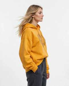 ONETEN APPARELS <b>Women's</b> <b>Navy</b> Blue Cropped <b>Hoodie</b> Wide Leg Joggers Set Full Sleeve Print Streetwear Loose Fit 100% Cotton - Product Image 4