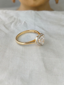 Joyería de Oro de 18K al por Mayor, Joyería de Oro Fina con Corte Ovalado y Certificado IGI para Bodas y Fiestas - Product Image 3