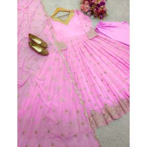 Hermosos vestidos de noche Elegante Pent y Dupatta Vestido de fiesta - Product Image 6