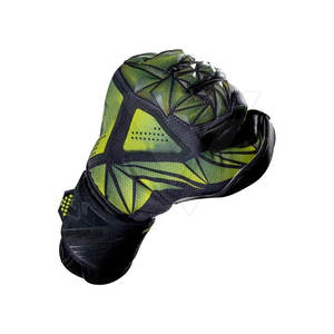 ถุงมือผู้รักษาประตูคุณภาพพรีเมียม ผลิตจากยางลาเท็กซ์เยอรมัน ทนทานต่อแรงกระแทกสูง กันลื่น ระบายอากาศได้ดี สายรัดข้อมือแบบปรับได้ด้วยแถบตีนตุ๊กแก เหมาะสำหรับใช้งานกลางแจ้ง - Product Image 5