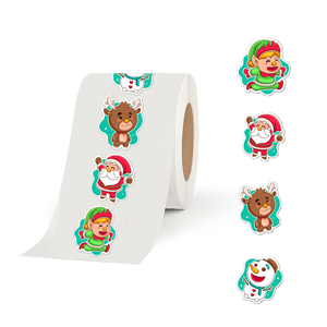 Custom PVC Matte Roll <b>Vinyl</b> <b>Stickers</b> UV Proof Waterproof Tear Resistant for Holiday Favors Candle Gift Wrapping DIY Crafts - Product Image 2