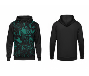 Sweat à capuche de sublimation haut de gamme avec design et logo personnalisés, vêtements d'équipe personnalisés, sweat à capuche pour hommes, femmes, jeunes, veste à capuche d'entraînement, vêtements de sport - Product Image 4
