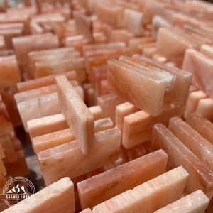 Food Grade Himalayan Salt Cooking Plate 1 X 4 X 8 Inch Natural Salt Block Feng Shui Handmade Portable - Product Image 3