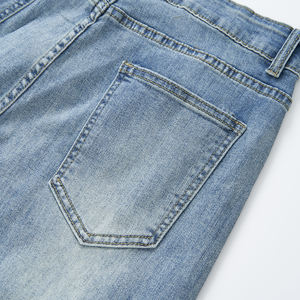 Jeans de mezclilla rasgados de moda para mujer, servicio OEM de marca privada personalizado con producción de alta calidad y tela suave - Product Image 5