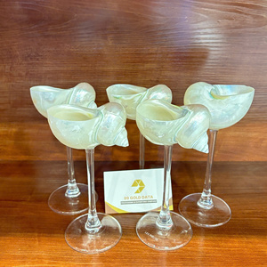 New Product 2026 Seashell Martini Glasses Shell Wine Glasses Wedding Bridesmaid Gift Birthday Gift Bachelorette Party - Product Image 4