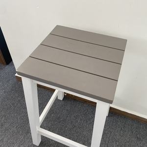 Table d'appoint en bois d'extérieur, résistante aux intempéries, petite table basse - Product Image 4