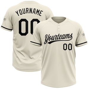 Venta al por mayor directa de la industria: Jersey de sóftbol unisex con dos botones, degradado de acuarela 3D rosa-blanco, el más vendido, personalizado con efecto Tie Dye. - Product Image 4