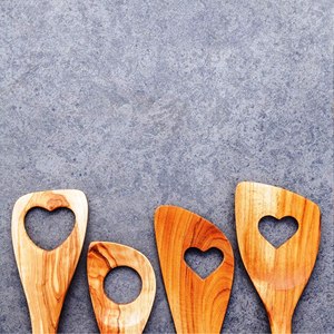 Reposacucharas de Metal en Forma de Corazón, Color Personalizado, Hecho a Mano, Ecológico, Apto para Lavavajillas - Product Image 2