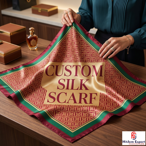 Prime Custom Printed <b>Silk</b> Feel Square Hijab Scarf Fashion <b>Head</b> <b>Wrap</b> Shawl Private Label OEM ODM Manufacturer - Product Image 6