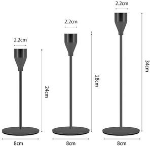Porte-bougie écologique, durable, fait main, en métal argenté, qualité supérieure, pour hôtel, mariage, fête, table - Product Image 3