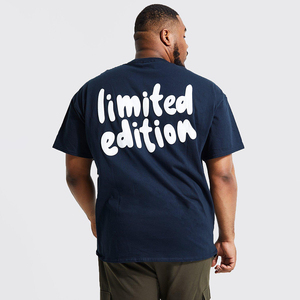 Custom Heavyweight 100% Cotton Oversized Fashion Drop Shoulder Men T <b>Shirt</b> Sports <b>Shirt</b> Summer Streetwear Puff Print T <b>Shirts</b> - Product Image 4