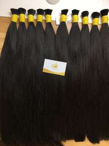 El vendedor de cabello Minh Khang en Vietnam ofrece extensiones de cabello humano negro natural de 150kg a precios de almacén - Product Image 6