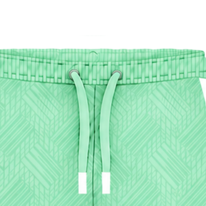 Pantalones Cortos Deportivos Verde Menta Personalizados para Entrenamiento Atlético, Gimnasio, Ejercicio, con Cordón, de Secado Rápido, Transpirables, Ropa Deportiva de Alto Rendimiento, Ropa de Equipo - Product Image 6