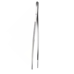 Pince d'alimentation droite de 10 pouces en acier inoxydable allemand poli pour terrarium, idéale pour les serpents - Product Image 2