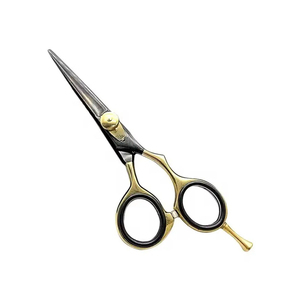 กรรไกรตัดผมสำหรับฝึกหัด นักเรียน ใช้ได้ทั้งมือขวาและซ้าย ใบมีดคม ทำจากสแตนเลส  รับผลิตตามสั่งขายส่ง บรรจุภัณฑ์แบบกำหนดเอง - Product Image 1