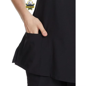 Ensemble de blouses médicales pour femmes ANSIS STAR INDUSTRIES, tissu tricoté polyester/coton, respirant, extensible, usage hospitalier - Product Image 4