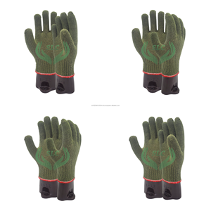 Gants en poly coton fiables, confortables et écologiques, calibre 7, couleur personnalisée, antidérapants, antistatiques, anti-impact pour l'industrie - Product Image 3