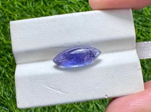 Tanzanita natural en forma de marquesa, corte liso, piedras preciosas sueltas azules para la fabricación de joyas, anillos, colgantes, pendientes, alta calidad. - Product Image 4
