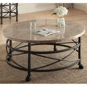 Modern glam furniture elegant <b>centre</b> <b>table</b> decorative furniture home decor <b>table</b> marble texture <b>table</b> gold frame <b>table</b> round - Product Image 3
