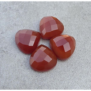 พลอยออนิกซ์สีแดงธรรมชาติ ทรงเหลี่ยมขัดเงา แบบคาโบชอง ขนาดมาตรฐาน สำหรับขายส่ง อุปกรณ์ทำเครื่องประดับ - Product Image 2