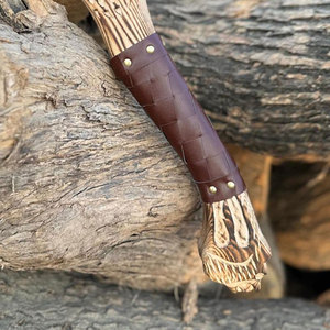 Hache viking industrielle classique, lame en acier au carbone, inspirée de l'ancienne Scandinavie, tête décorative, artisanat artisanal pour - Product Image 5