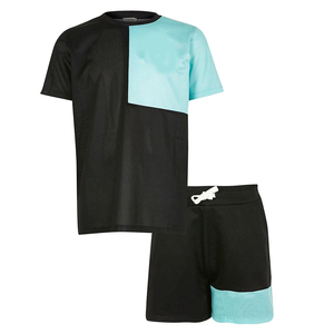 Professional Wear OEM Logo New Men Casual Shorts <b>Sets</b> Short Sleeve T Shirt Shorts Solid <b>Set</b> Men's Wear Clothing Men Summer <b>Set</b> - Product Image 6
