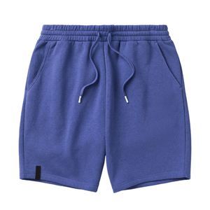Custom Logo Men's Casual Cotton Fleece Bermuda Shorts-Eco-Friendly Elastic Waist Multiple Logo Positions | Lawd Sports OEM - Product Image 1