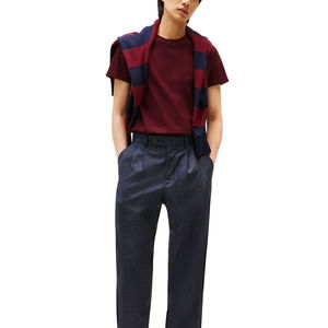 บริการ OEM เสื้อยืดผู้ชายสไตล์วินเทจยอดนิยมขายดี เสื้อยืดลายฟอกสีแนวสตรีทแวร์ เสื้อยืดฮิปฮอปย้อนยุคสำหรับผู้ชาย - Product Image 4