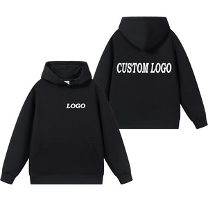 Top Quality Custom Blank Men's Hoodies Sweatshirts Streetwear Tracksuits Unisex Plus Size Men's Hoodies - Product Image 3