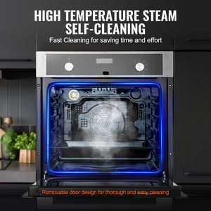Forno Elettrico da Incasso da 24 Pollici con 9 Funzioni di Cottura, Capacità 2,68 Piedi Cubi, 2800W, Funzione Timer e Cottura - Product Image 5