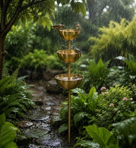 Brass <b>Wind</b> <b>Spinner</b> Bird Feeder High Quality Customized Design Polished Finish Outdoor Use - Product Image 2