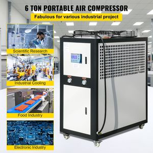 Refrigeratore d'Acqua Industriale da 6 Tonnellate con Condensatore Raffreddato ad Aria da 6 CV, Pompa Controllata da Microcomputer, 380V - Product Image 2