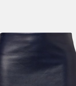 Mini-jupe en cuir véritable pour femme, sur mesure, décontractée, taille haute, élégante, mode, luxe, confectionnée sur mesure, premium, échantillon d'usine OEM ODM - Product Image 3