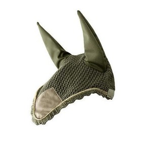 Couvre-oreilles équestres personnalisables pour chevaux, voiles anti-mouches avec bordure et cordon et garniture scintillante, bonnets pour chevaux - Product Image 1